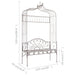 Bancă de grădină, maro vintage, 122 cm, fier - WALTI WALTI
