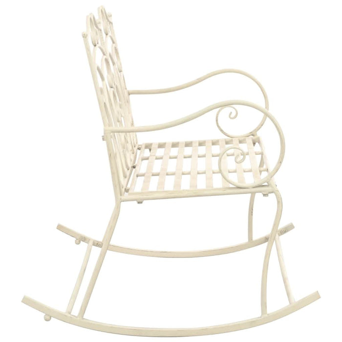 Bancă de grădină, alb vintage, 104 cm, fier - WALTI WALTI