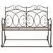 Bancă de grădină, maro vintage, 104 cm, fier - WALTI WALTI