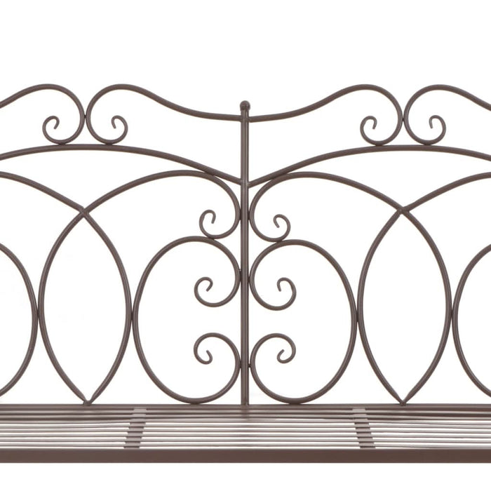 Bancă de grădină, maro vintage, 104 cm, fier - WALTI WALTI
