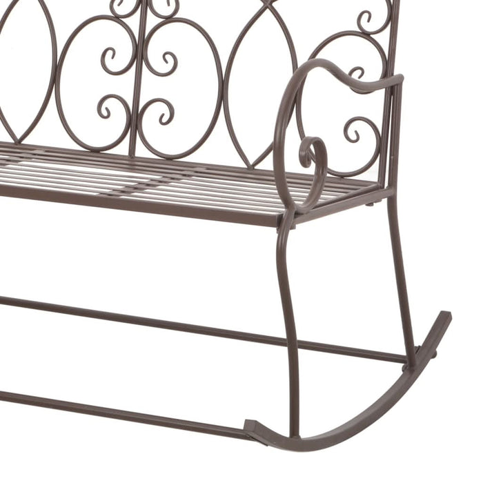 Bancă de grădină, maro vintage, 104 cm, fier - WALTI WALTI