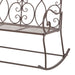 Bancă de grădină, maro vintage, 104 cm, fier - WALTI WALTI