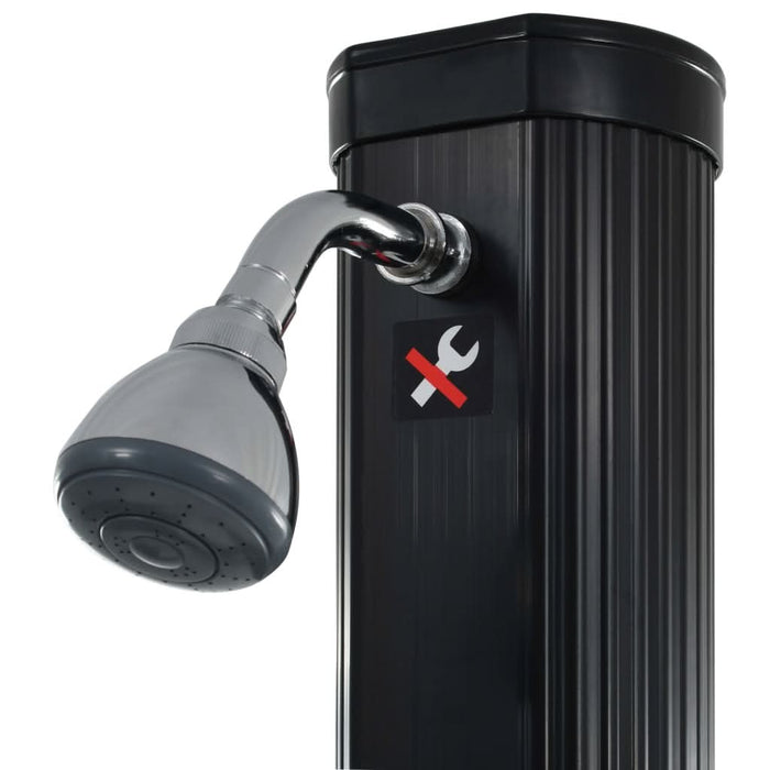 Duș solar pliabil, negru, 214 cm, 23 L - WALTI WALTI