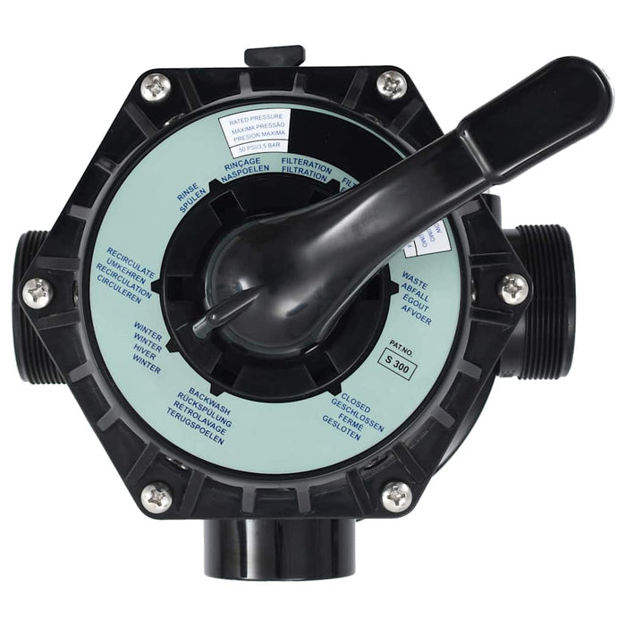 Supapă multiport pentru filtre cu nisip ABS 1,5" 6 căi - WALTI WALTI