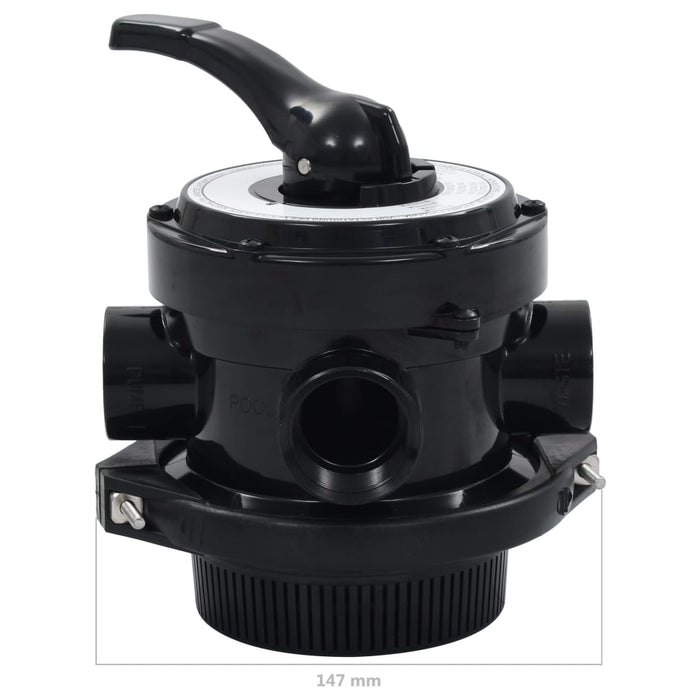 Supapă multiport pentru filtre cu nisip ABS 1,5" 4 căi - WALTI WALTI