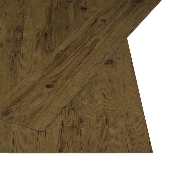 Placă de Podea Auto-adezivă 32 pcs Maro Natural 4,46 m² PVC - WALTI WALTI