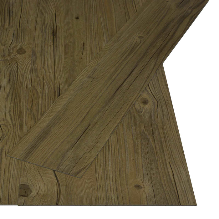 Placă de Podea Auto-adezivă Natură 32 pcs Maro 4,46 m² PVC - WALTI WALTI