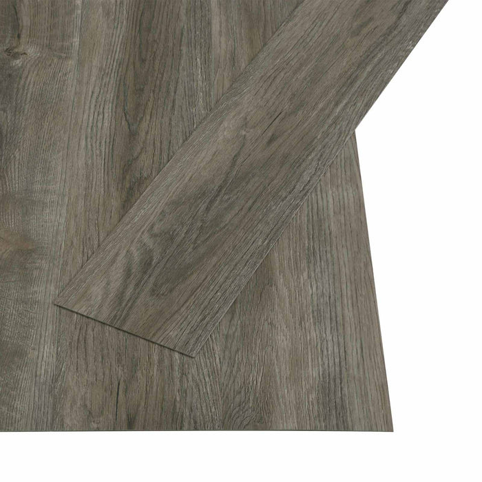 Placă de Podea Auto-adezivă 32 pcs Gri și Brown 4,46 m² PVC - WALTI WALTI