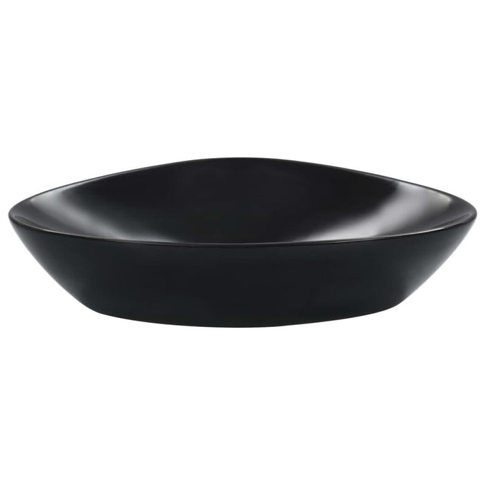 Chiuvetă de baie, negru, 58,5x39x14 cm, ceramică - WALTI WALTI