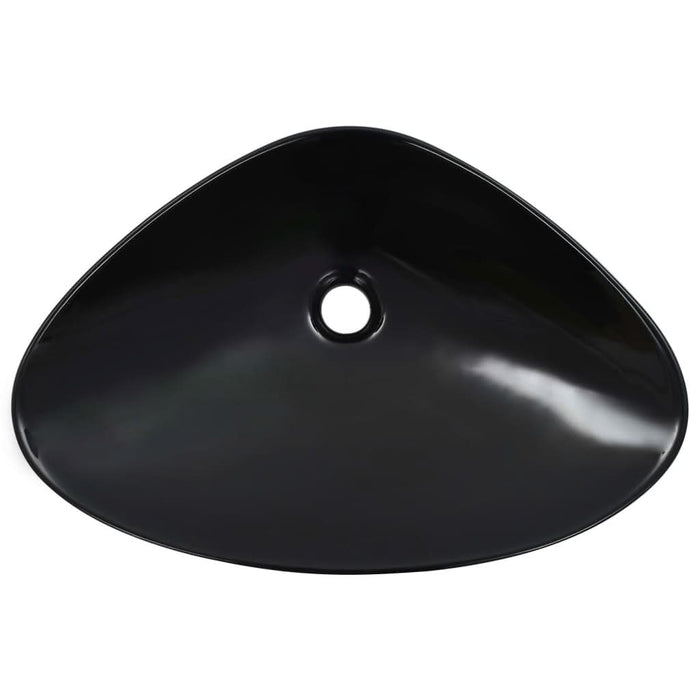 Chiuvetă de baie, negru, 58,5x39x14 cm, ceramică - WALTI WALTI