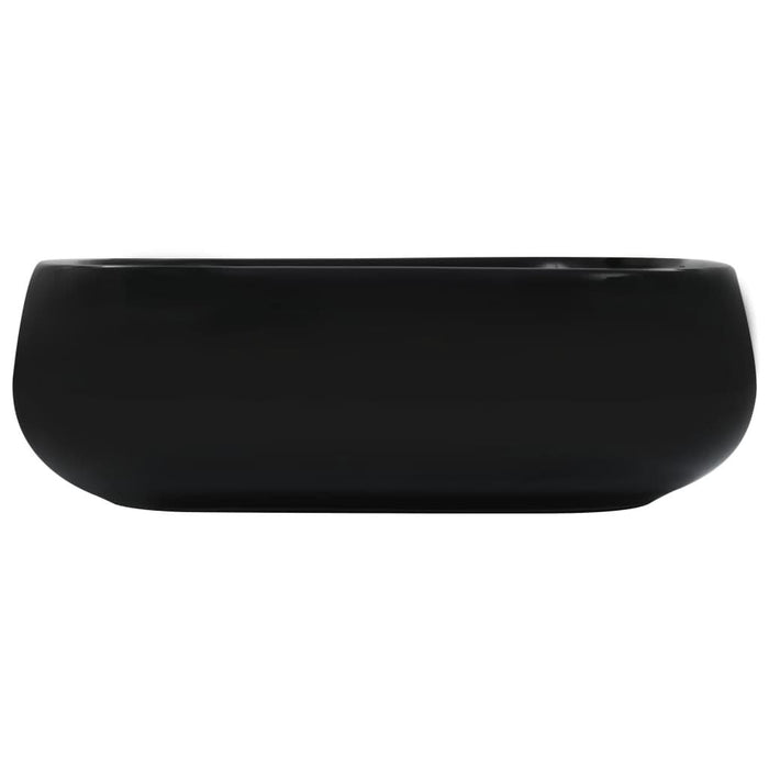 Chiuvetă de baie, negru, 44,5x39,5x14,5 cm, ceramică - WALTI WALTI