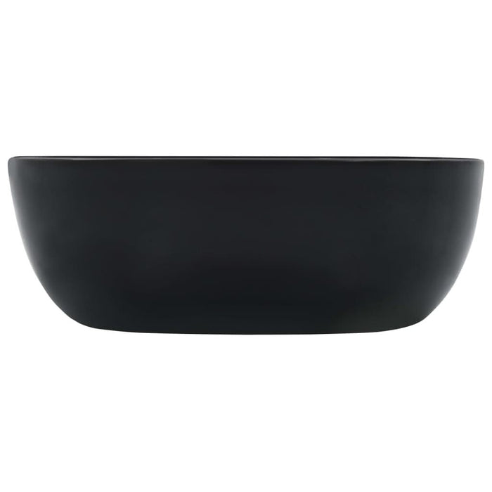 Chiuvetă de baie, negru, 42,5x42,5x14,5 cm, ceramică - WALTI WALTI