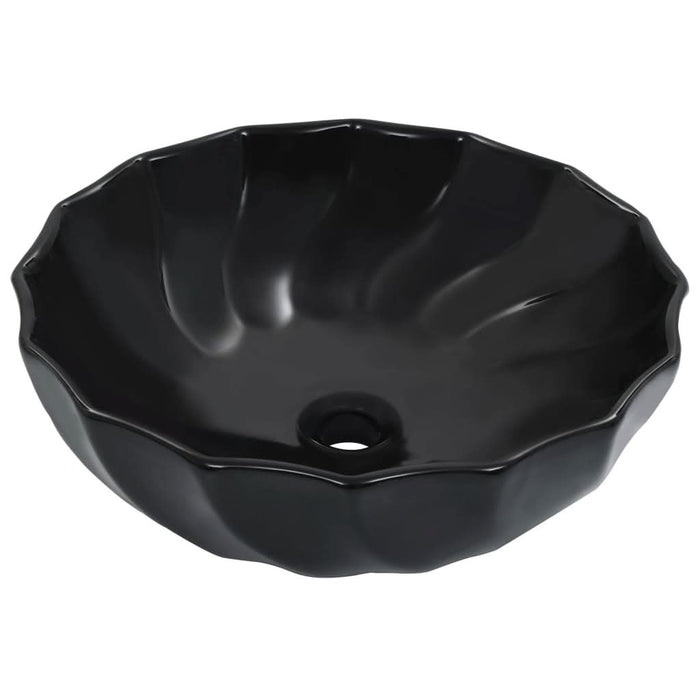 Chiuvetă de baie, negru, 46 x 17 cm, ceramică - WALTI WALTI