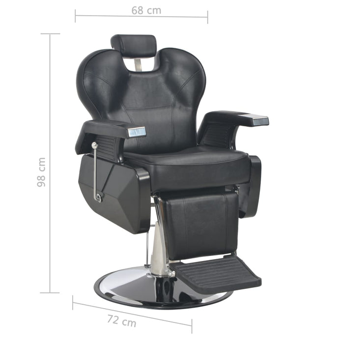 Scaun frizer, negru, 72 x 68 x 98 cm, piele ecologică - WALTI WALTI