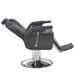 Scaun frizer, negru, 72 x 68 x 98 cm, piele ecologică - WALTI WALTI