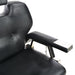 Scaun frizer, negru, 72 x 68 x 98 cm, piele ecologică - WALTI WALTI