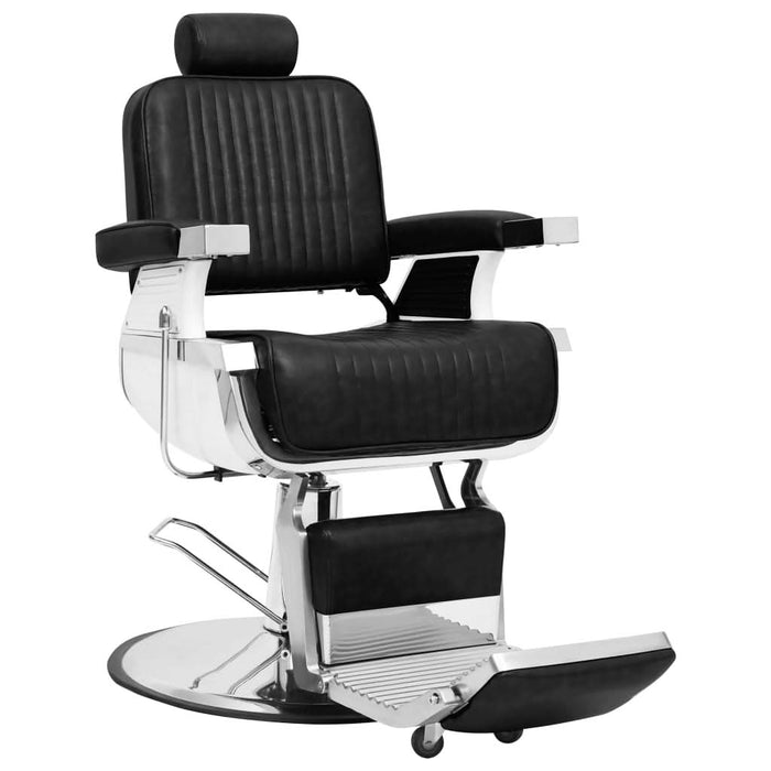 Scaun frizer, negru, 68 x 69 x 116 cm, piele ecologică - WALTI WALTI