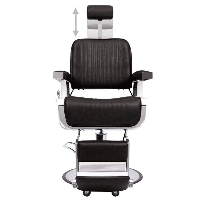 Scaun frizer, negru, 68 x 69 x 116 cm, piele ecologică - WALTI WALTI