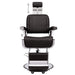 Scaun frizer, negru, 68 x 69 x 116 cm, piele ecologică - WALTI WALTI
