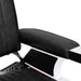 Scaun frizer, negru, 68 x 69 x 116 cm, piele ecologică - WALTI WALTI