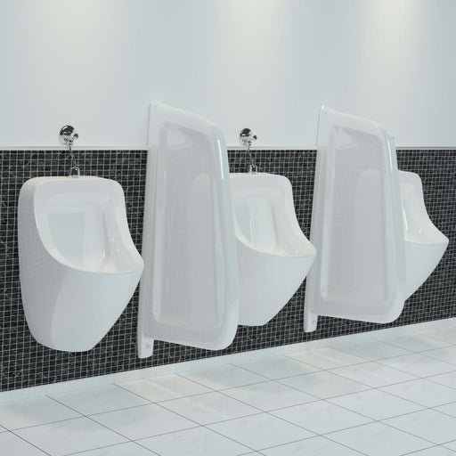 Paravan protecție pisoar cu montaj în perete alb ceramică - WALTI WALTI