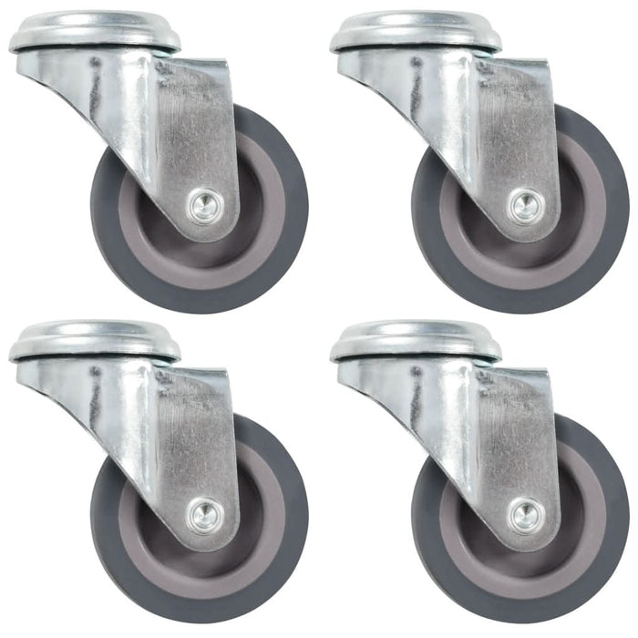 Roți pivotante cu gaură pentru șurub, 4 buc., 50 mm - WALTI WALTI