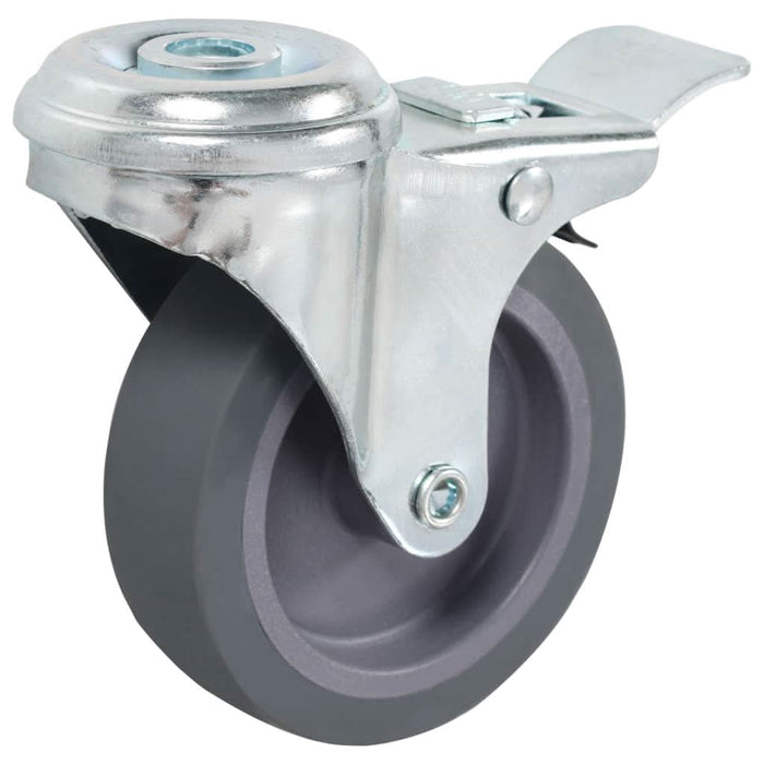Roți pivotante cu gaură pentru șurub, 4 buc., 75 mm - WALTI WALTI