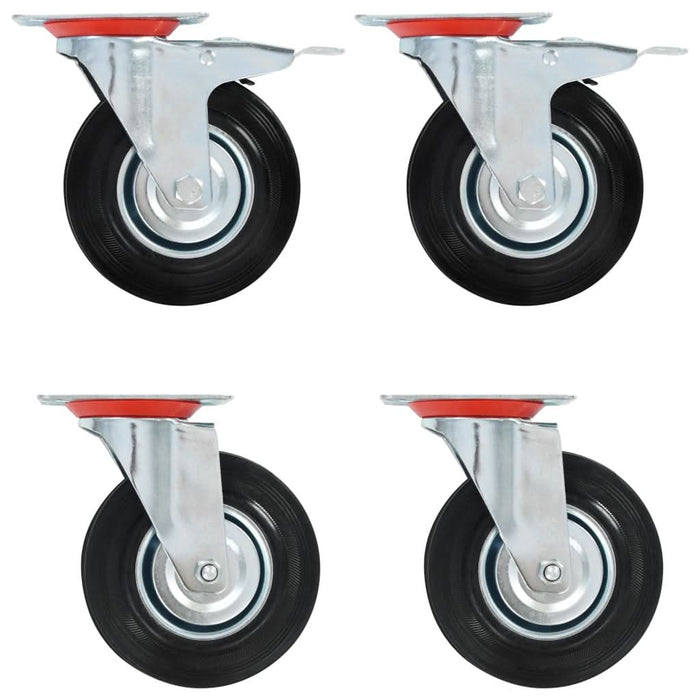 Roți pivotante, 4 buc.,125 mm - WALTI WALTI