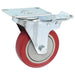 Roți pivotante cu frâne duble, 4 buc., 100 mm - WALTI WALTI