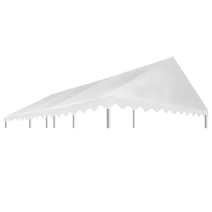 Acoperiș pentru pavilion, alb, 3x6 m, PVC, 500 g / m² WALTI