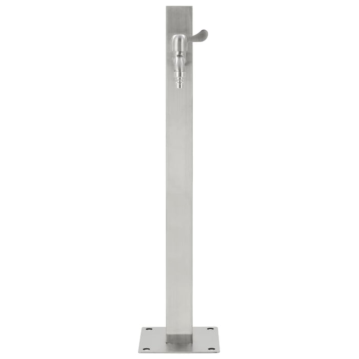 Coloană de apă de grădină, 65 cm, oțel inoxidabil, pătrat - WALTI WALTI