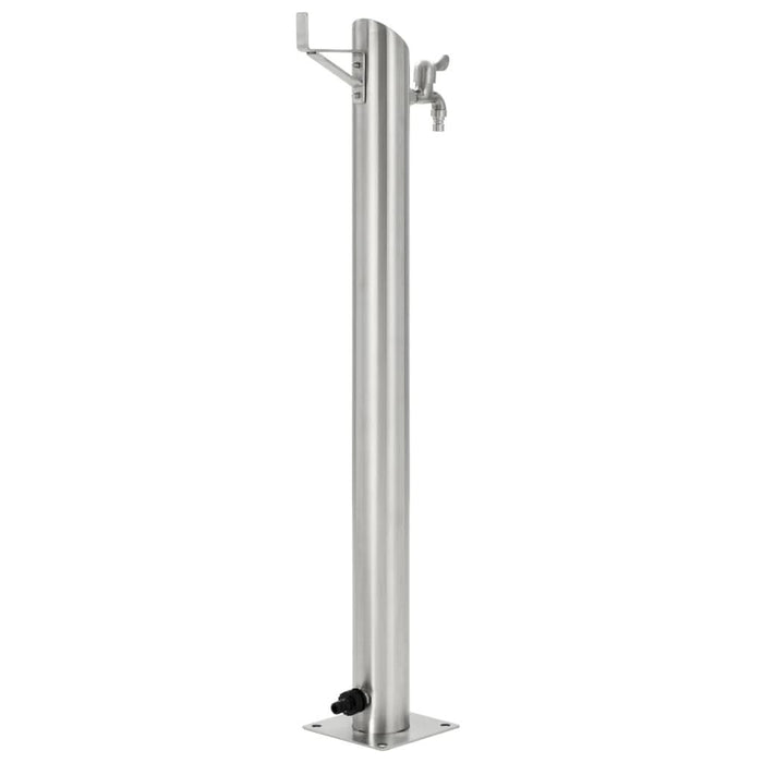 Coloană de apă de grădină, 95 cm, oțel inoxidabil, rotund - WALTI WALTI