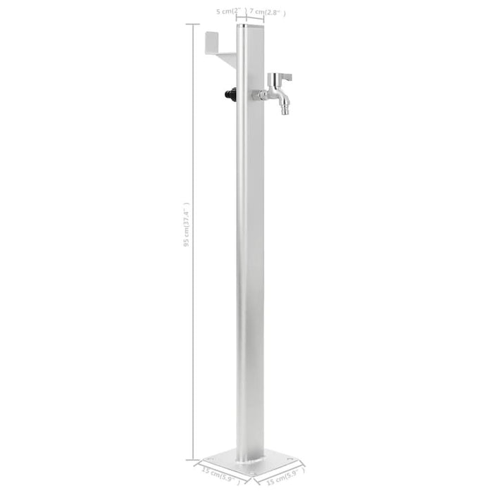 Coloană de apă de grădină, 95 cm, aluminiu - WALTI WALTI