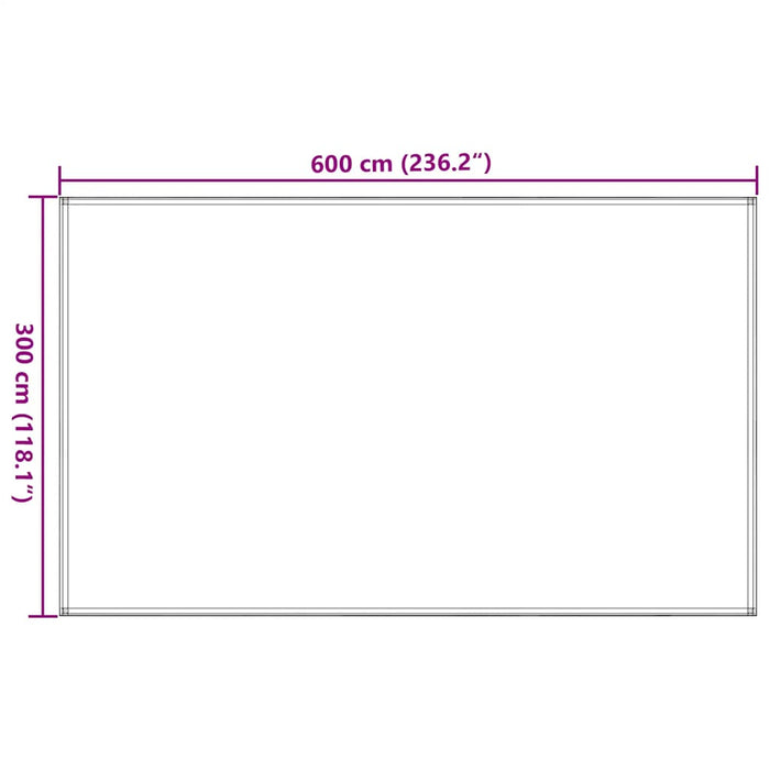 Covor pentru cort, verde, 300 x 600 cm, HDPE - WALTI WALTI