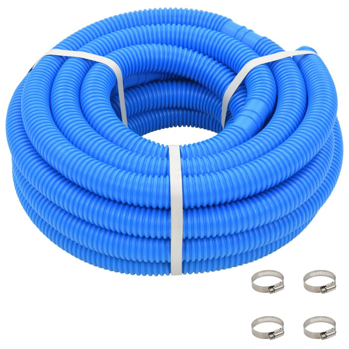 Furtun de piscină cu cleme, albastru, 38 mm, 12 m - WALTI WALTI