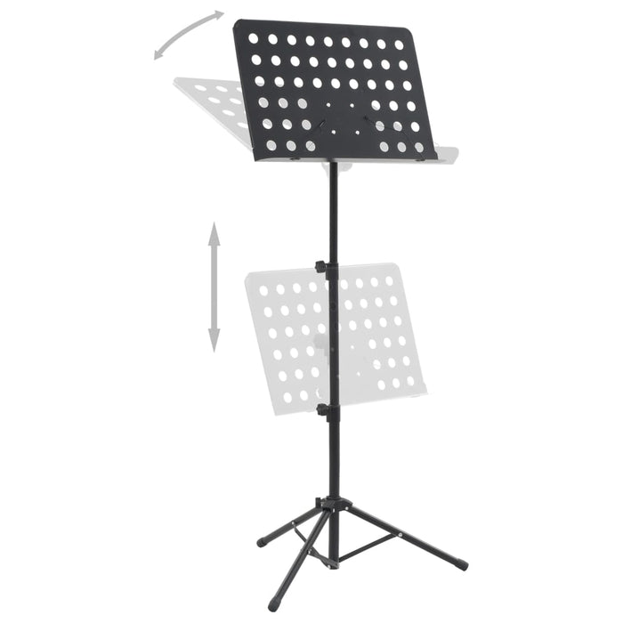 Stativ pentru partituri muzicale, negru, oțel - WALTI WALTI