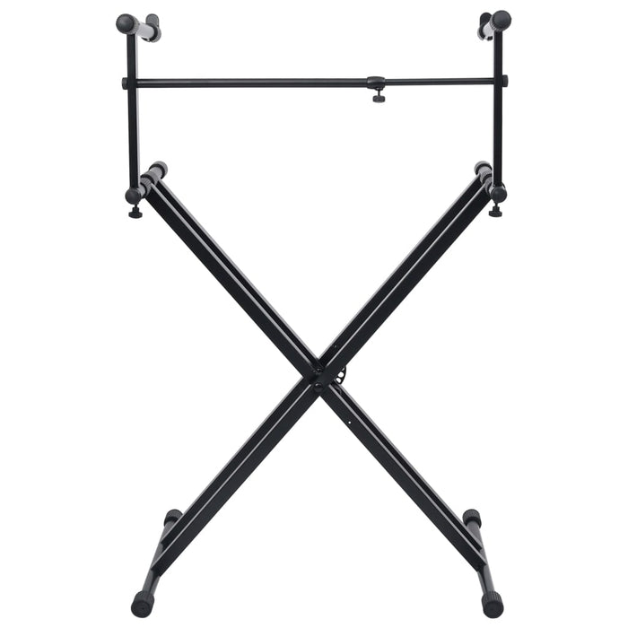 Set suport dublu claviatură, cadru în formă de X, negru - WALTI WALTI