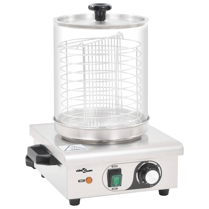 Aparat de încălzit hot dog, oțel inoxidabil, 450 W WALTI