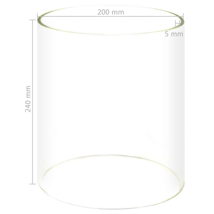 Cilindru sticlă pentru aparat de încălzit hot dog, 200x240 mm - WALTI WALTI