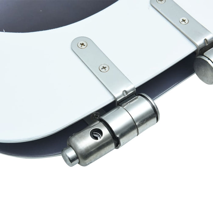 Capac WC cu închidere silențioasă, MDF, design pietre - WALTI WALTI