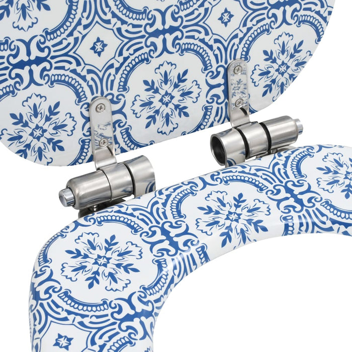 Capac WC cu închidere silențioasă, MDF, design porțelan - WALTI WALTI