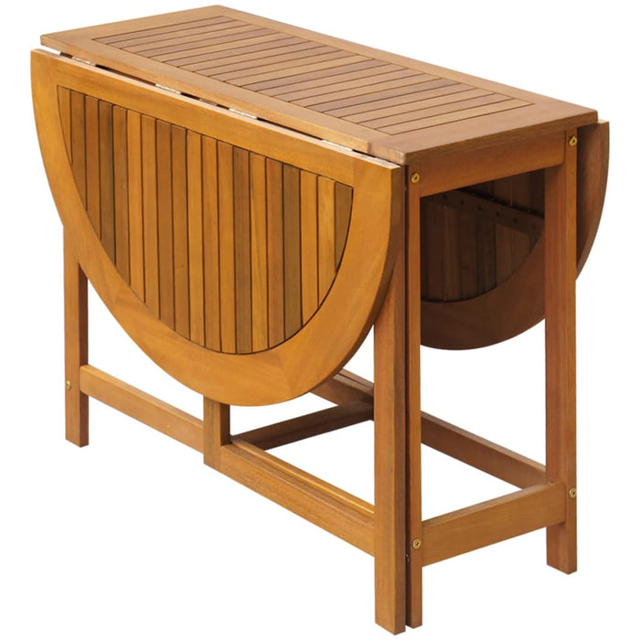 Set mobilier de exterior pliabil, 5 piese, lemn masiv de acacia - WALTI WALTI