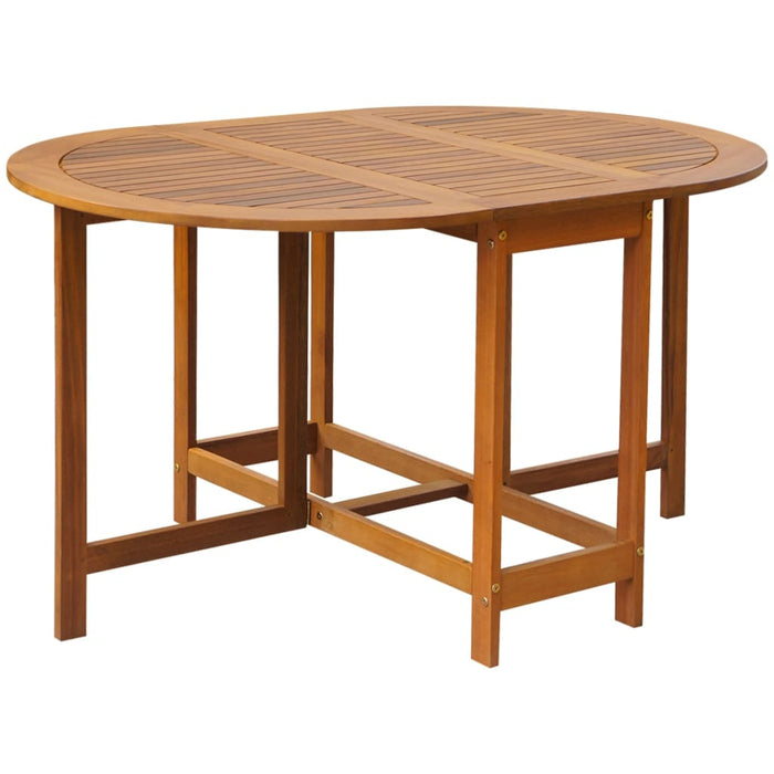 Set mobilier de exterior pliabil, 5 piese, lemn masiv de acacia - WALTI WALTI