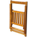 Set mobilier de exterior pliabil, 5 piese, lemn masiv de acacia - WALTI WALTI