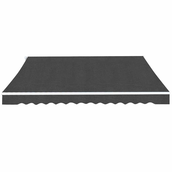 Copertină pliabilă cu acționare manuală, 350 cm, antracit - WALTI WALTI