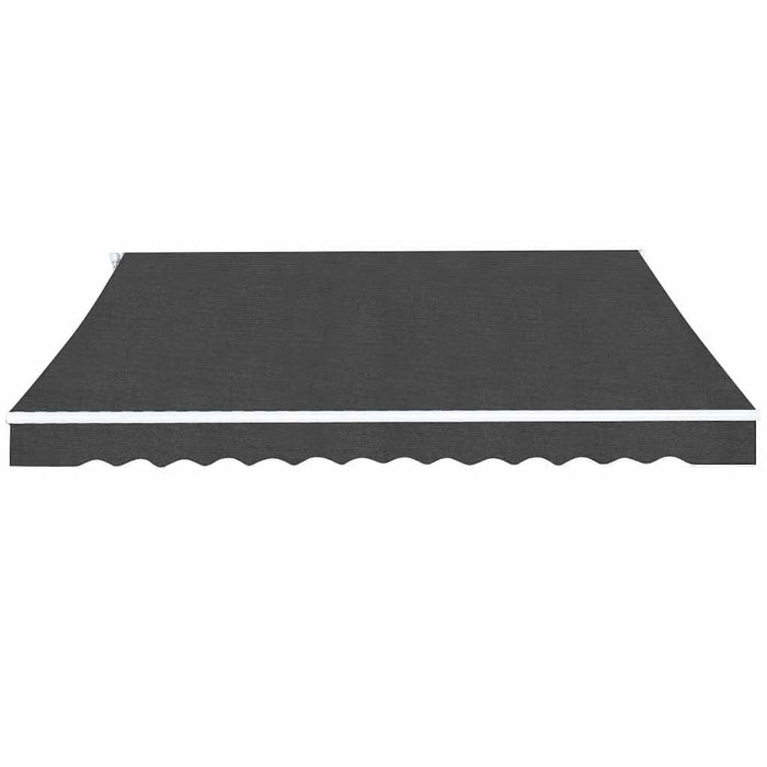 Copertină pliabilă cu acționare manuală, 500 cm, antracit - WALTI WALTI