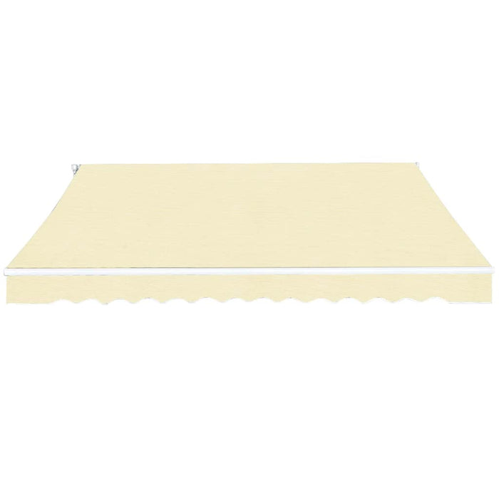 Copertină pliabilă cu acționare manuală, 400 cm, crem - WALTI WALTI