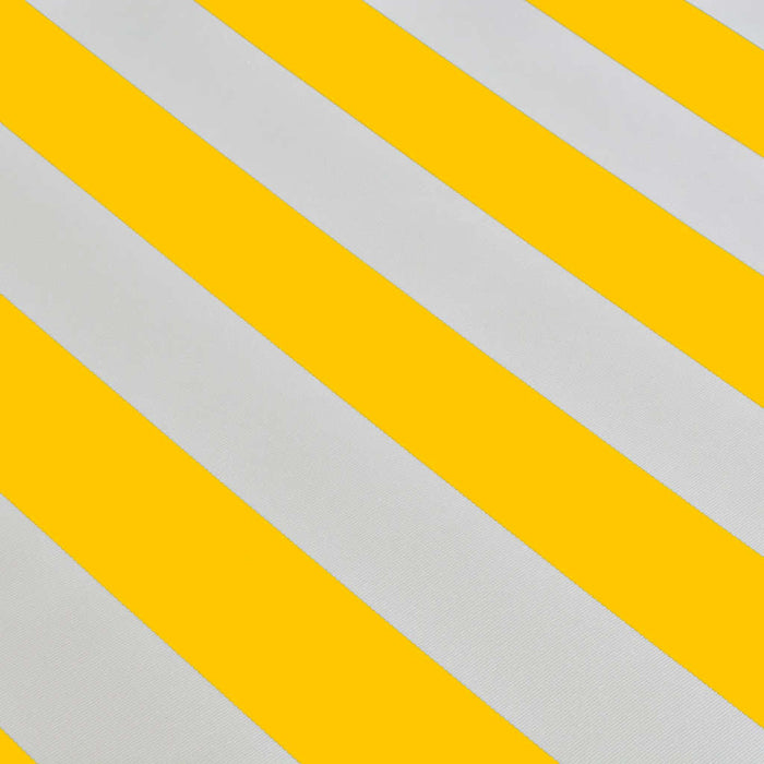 Copertină pliabilă, acționare manuală, 400 cm, galben/alb - WALTI WALTI