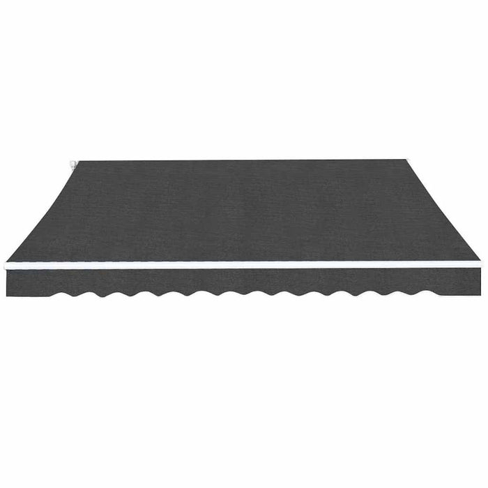Copertină pliabilă acționată manual, 600 cm, antracit WALTI