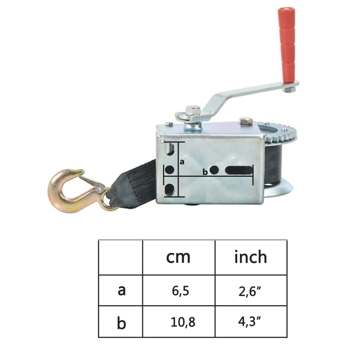 Troliu manual cu bandă, 540 kg - WALTI WALTI